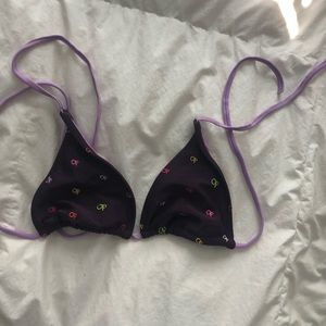 Black bikini with prints